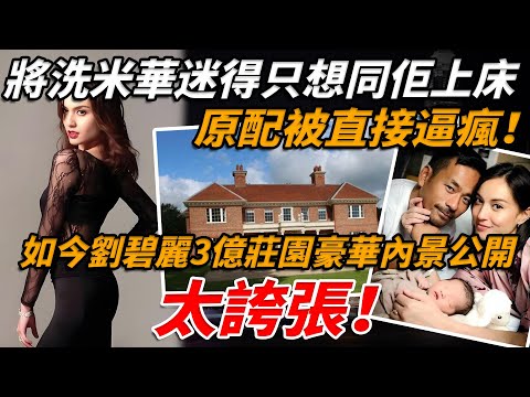 5年為洗米華生4個仔，將洗米華迷得只想同佢上'床！原配被直接逼瘋！玉蘭油女神劉碧麗：「你老公唔同你瞓，你怪邊個？」如今3億莊園豪華內景公開，太誇張！【小題大講】#劉碧麗 #洗米華