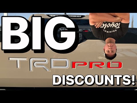 BIG DISCOUNTS On These Toyota Tundra TRD Pro Trucks! 