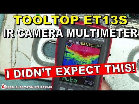 TOOLTOP ET13S IR Thermal Camera Multimeter! Test, Review and DISCOUNT CODES This is interesting!