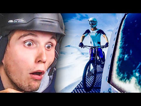Ich SPRINGE von einem HELIKOPTER! | Der FAHRRAD SIMULATOR