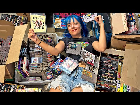 We Bought A BRUTALLY Large Video Game Collection!