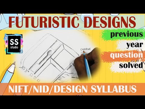 NIFT NID ENTRANCE EXAM PREPARATION 2021- FUTURISTIC DESIGN PREVIOUS YEAR QUESTION SOLVED