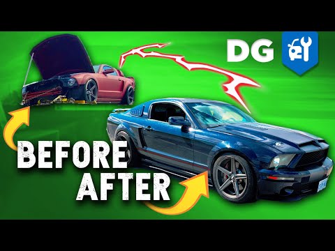 Abandoned Coyote swapped Mustang Rebuild in 10 MINUTES!