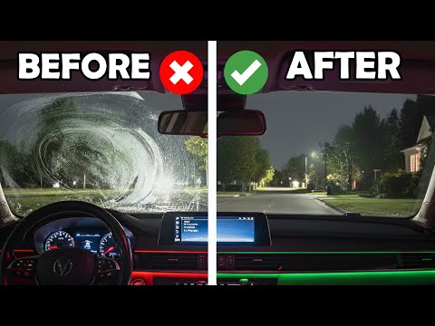 How to Clean & Stop INSIDE Windshield Haze FOREVER! ✅