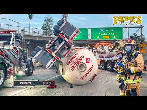Our Most Risky Job? Propane Tanker Rolls Over on Freeway