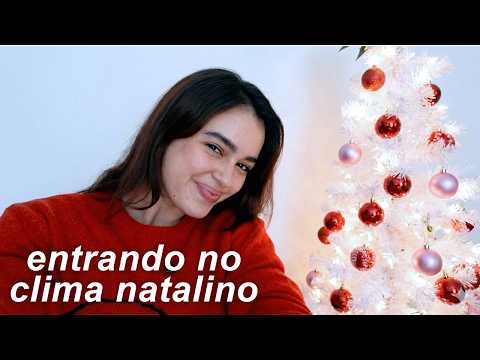 VLOGMAS DIA 1 - compras de Natal + decorando meu apartamento
