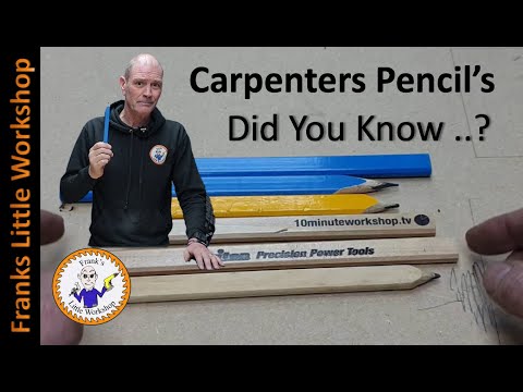 Carpenters pencil , DID YOU KNOW....?
