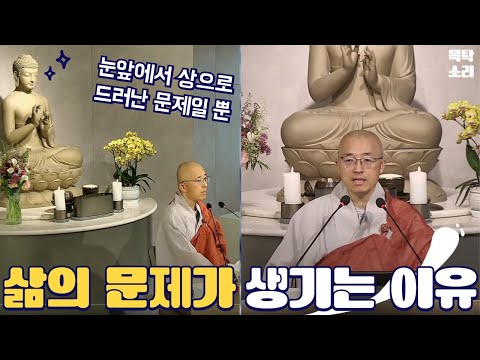 [황벽34] 문제, 고통이 생기는 이유, 눈앞에서 상으로 드러난 문제일 뿐