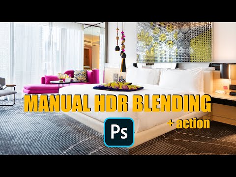 Manual HDR Blending in Photoshop For Hotel Or Real Estate Photography