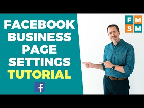 Facebook Business Page Settings Tutorial