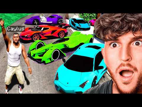 Collecting RARE Billionaire SUPERCARS In GTA 5..