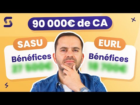 EURL vs SASU: How much do I have left with €90,000 in annual revenue?