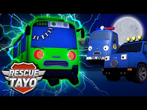 Tow Truck Reki! Police Car Riki! Zombie Buses Have Appeared! l Rescue Car Story l Tayo Rescue Team