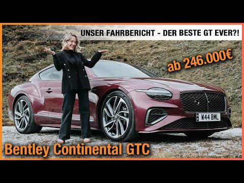 Bentley Continental GTC (2025) Der beste GT ever - ab 246.000€? Fahrbericht | Review | Test | Cabrio