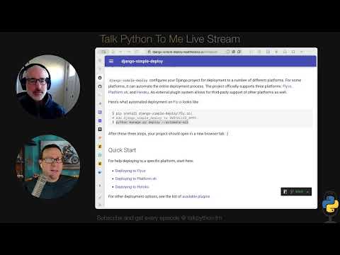 Django Simple Deploy and other DevOps Things - Talk Python to Me Ep. 500