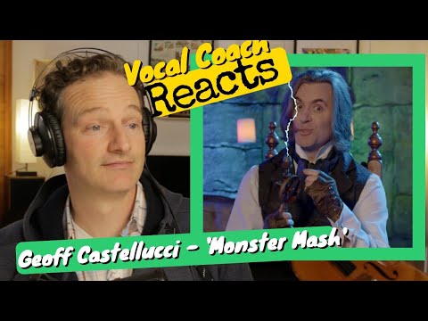 GEOFF CASTELLUCCI 'Monster Mash' - Vocal Coach REACTS