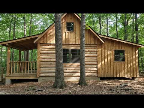 Building a Wooden Cabin With Zero Nails — Perfect Dovetail Joinery Masterclass!
