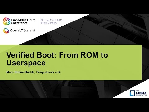 Verified Boot: From ROM to Userspace