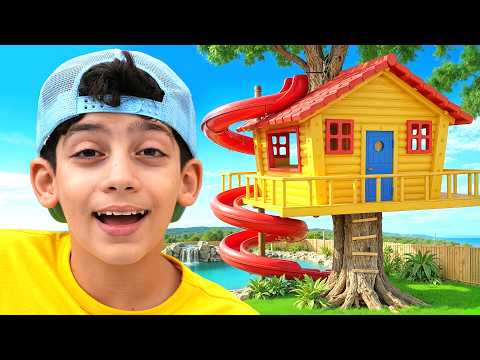 Jason Plays in the Secret Treehouse with Friends