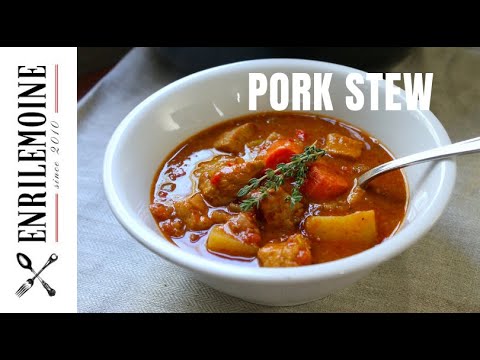 How to make GOULASH STYLE PORK STEW byenrilemoine