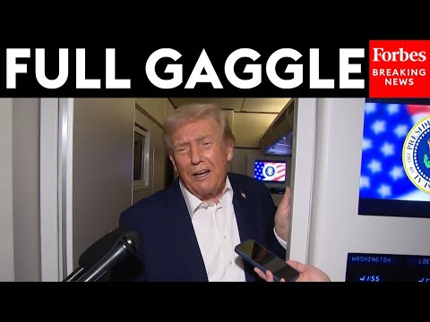 FULL VIDEO: Trump Takes Questions About Canada, Xi, And More On Air Force One Flight To Asia