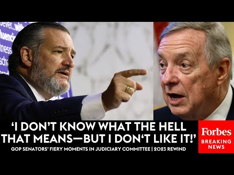 Republican Senators' Most Fiery Moments In Senate Judiciary Committee | 2023 Rewind