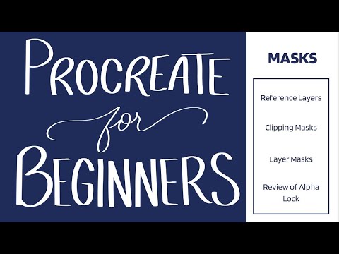 Procreate for Beginners | Masks | Alpha Lock | Reference Layer | Clipping Mask | Layer Mask