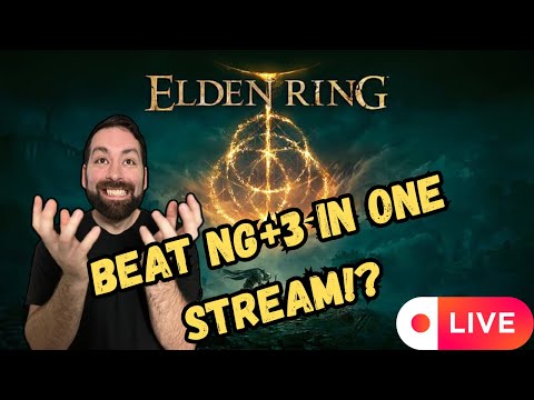 Halloween Streamathon Day 25 | Trying to beat Elden Ring NG+3 in one stream (vertical)