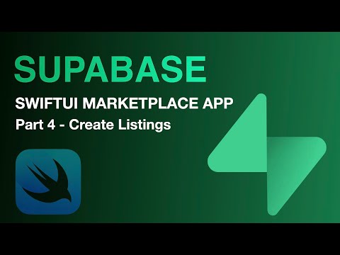 Supabase Marketplace App - Creating Listings - Part 4