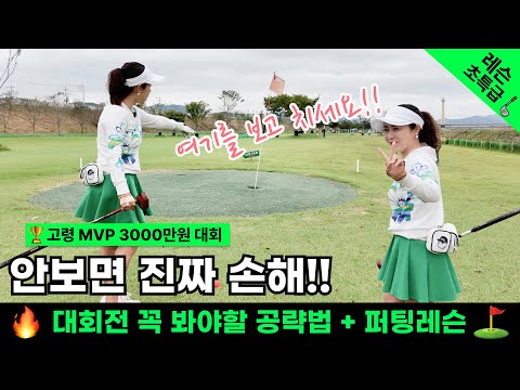 “고령3,000만원 코스🔥스코어를 확 낮춰줄🔥필드레슨‼️믿기힘든 홀인원 장면까지?!😱#파크골프 #파크골프레슨 #파크레슨 #김지영프로