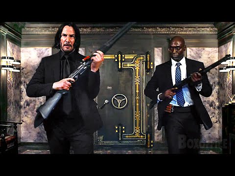 The Continental Mass Shooting | John Wick 3 Benelli Shotguns LEGENDARY Scene 🌀 4K
