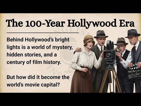 HOLLYWOOD: From Fields to Film Capital || Learn English Through Story Level 3 || Graded Reader