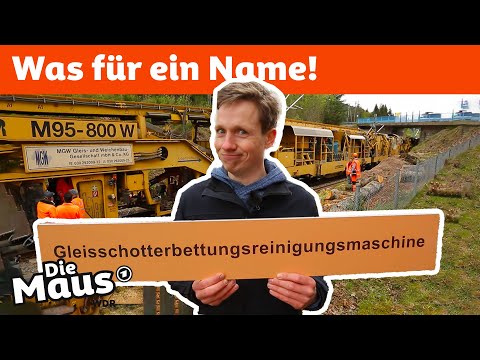Wie wäscht man ein Schotterbett? | DieMaus | WDR