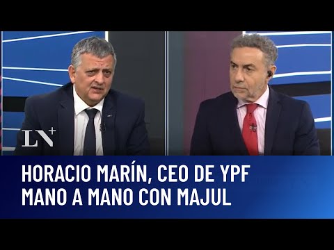 Horacio Marín, CEO de YPF: "Estoy contento con el gobierno"