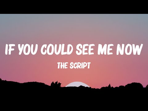 The Script - If You Could See Me Now (Lyrics)