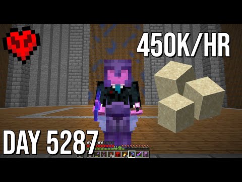 🔴| Building The GREATEST SAND DUPER in HARDCORE MINECRAFT (The Last Two Blew Up) - Day 5287