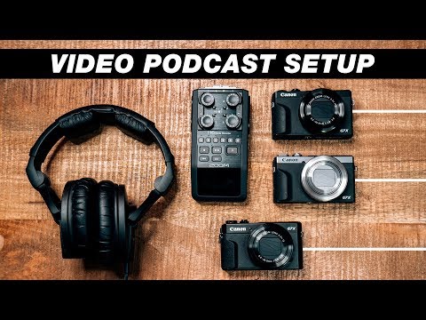 How to Setup a Video Podcast with Multiple Microphones and 3 Camera Angles