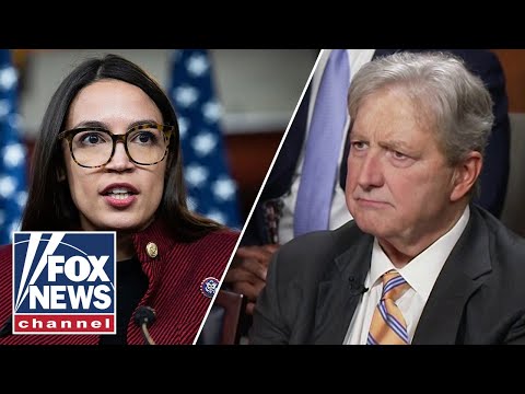 Sen. Kennedy gets laughs from senators, Hannity with response to AOC