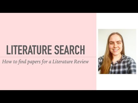 How to Do a Literature Search Part 1: Search Keywords | Searching for a Literature Review