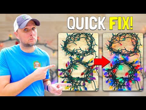 The SECRET Trick To Find Faulty Christmas Lights In Under 1 Minute!  LED Or Incandescent