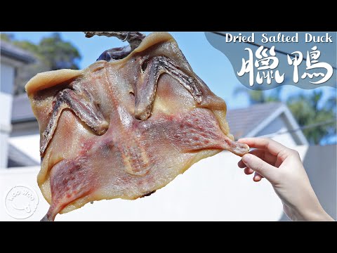 Drying duck in your own backyard🦆 Share the air-dried small device that Wuwu invented by herself👍