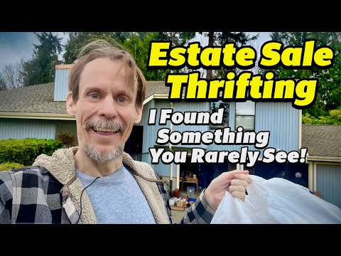 Thrifting Two Estate Sales for Incredible Vintage & Antique Deals!