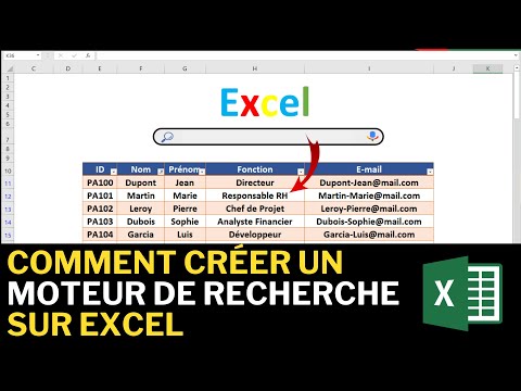 create your own search engine on Excel