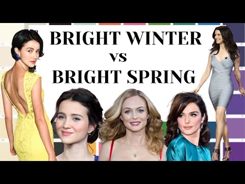 BRIGHT WINTER VS BRIGHT SPRING: DIFFERENCES & SIMILARITIES