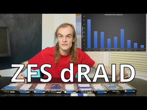 Using dRAID In ZFS for Faster Rebuilds On Large Arrays.