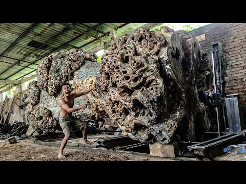 UNBELIEVABLE FEAR FACTOR! No One Dared to Cut It—Except the Brave at This Sawmill