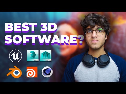 What is the BEST 3D Software? Blender vs Maya vs 3dsMax vs Cinema 4D vs Houdini vs UE5 (Urdu/Hindi)