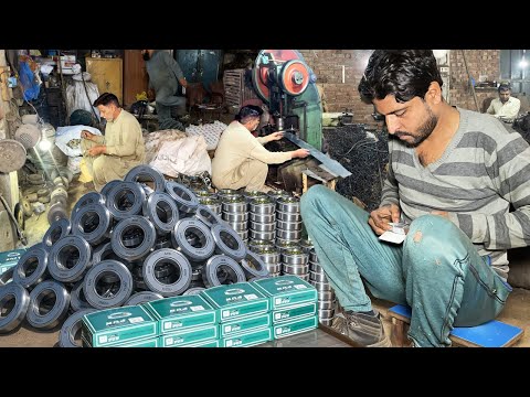 The Amazing Factory Process of Making SUPER-STRONG King Pin Bearings Inside!