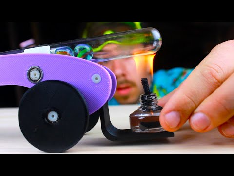 Hot Air Engine Car (Stirling Engine 3D Printed)