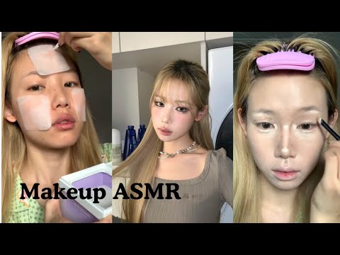 ASMR Makeup & Skincare Tutorial Satisfying and aesthetic 💄